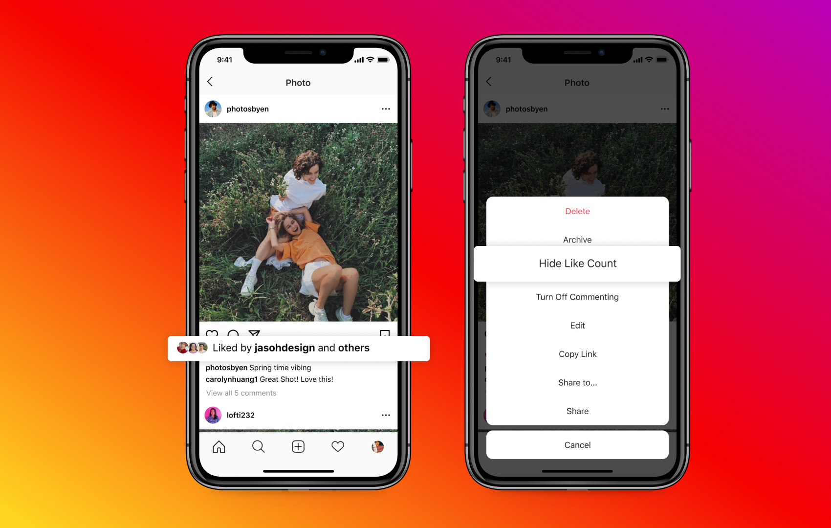 Người dùng có thể ẩn số lượng like trên Facebook