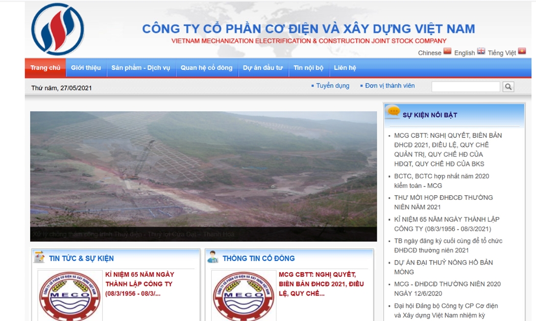 Cổ phiếu MCG bị đưa vào diện kiểm soát kể từ ngày 16/11/2018 do Báo cáo Tài chính hợp nhất soát xét bán niên 2018 của công ty có ý kiến ngoại trừ...