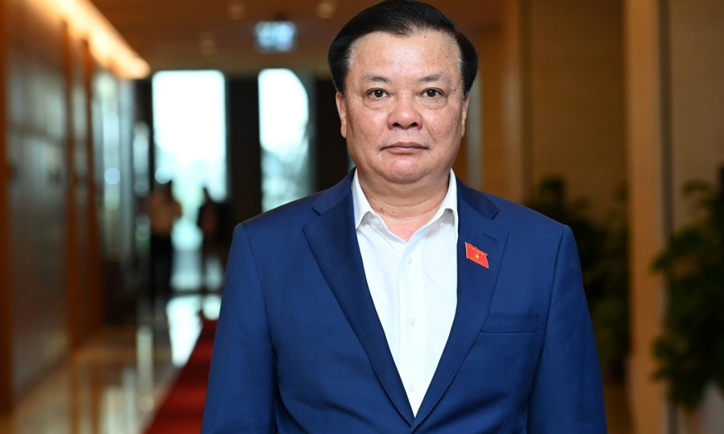 Bí thư Thành ủy Hà Nội Đinh Tiến Dũng.