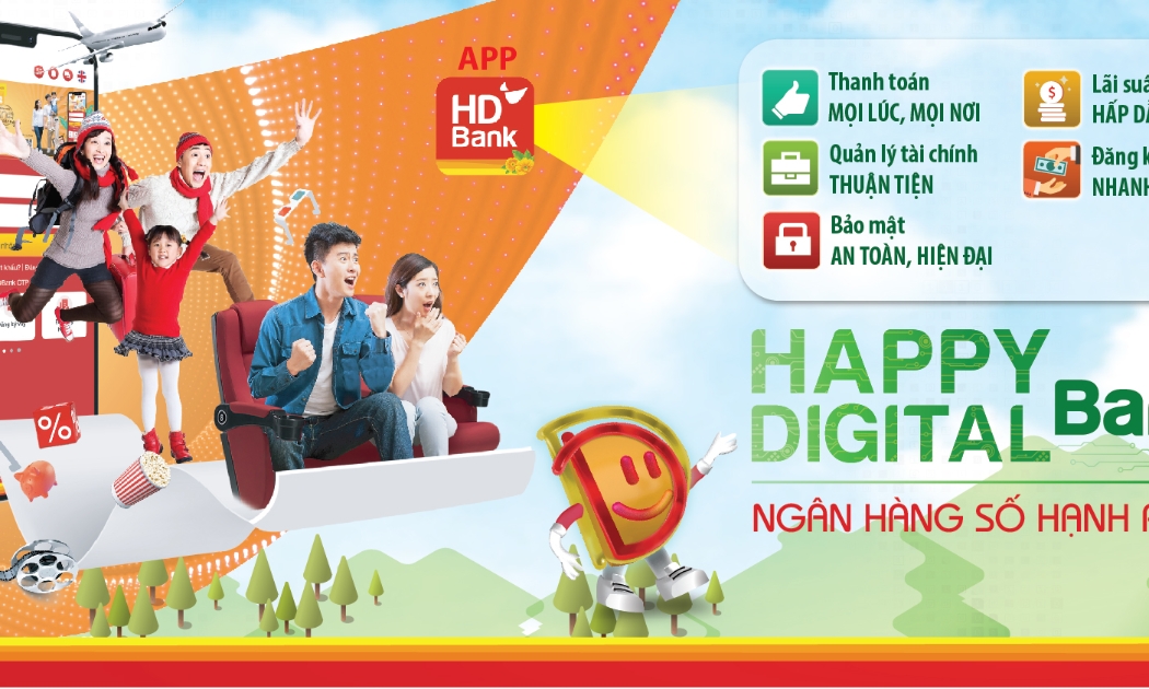 App HDBank được xây dựng trên nền tảng công nghệ hiện đại, an toàn bảo mật cao.