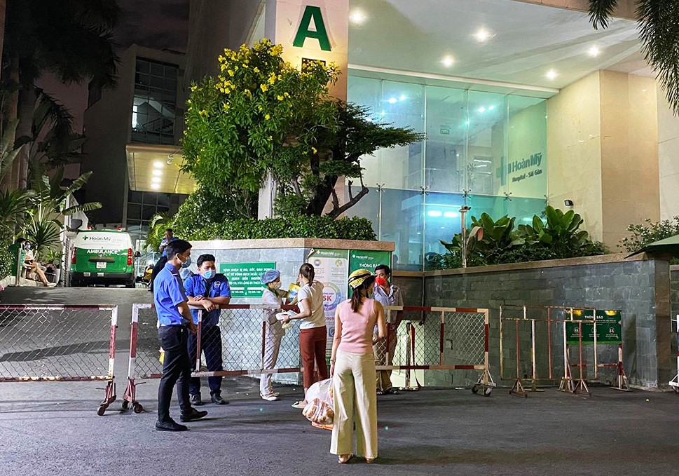 Bệnh viện Hoàn Mỹ Sài Gòn đang bị phong tỏa vì liên quan đến ca duong tính Covid-19.