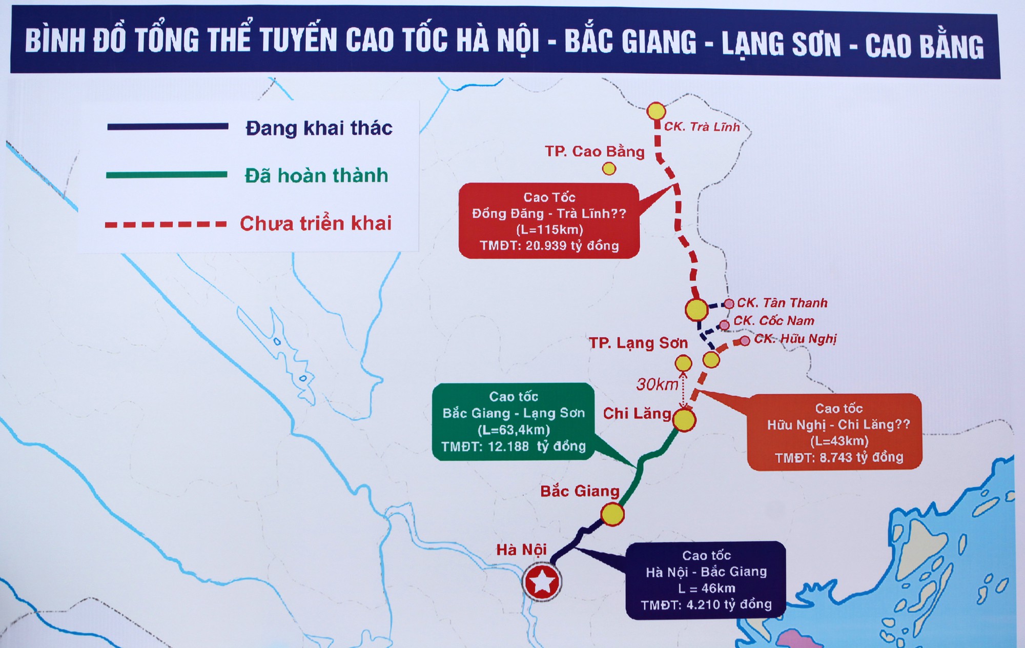Đường cao tốc Bắc Giang - Lạng Sơn trong mối liên kết với các đường cao tốc Đồng Đăng (Lạng Sơn) - Trà Lĩnh (Cao Bằng) 