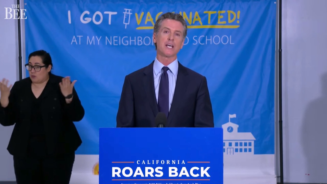 Thống đốc bang California Gavin Newsom - Ảnh: LATimes