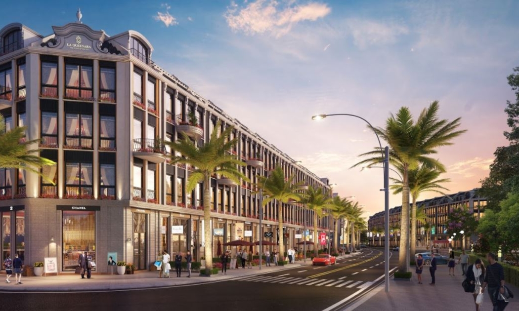 Shoptel La Queenara quy hoạch bài bản, cho giá trị kiến trúc, cảnh quan lâu bền.