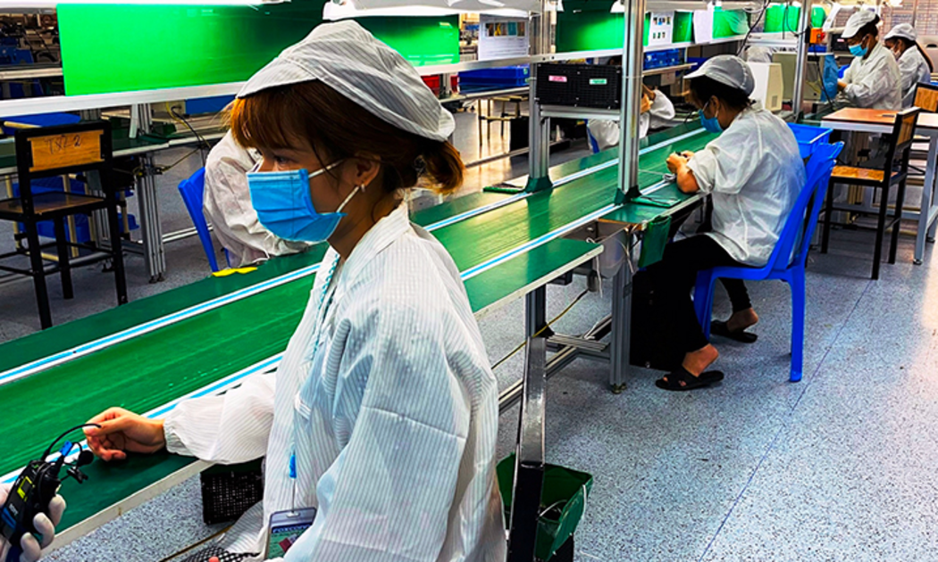 Một doanh nghiệp tại Bắc Giang hoạt động trở lại.