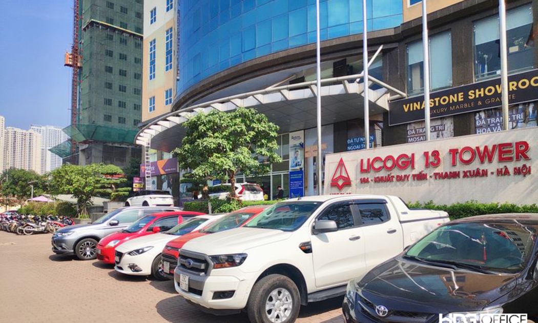 1 tòa nhà của Licogi mà hợp đồng thi công có tranh chấp trong vụ việc này.