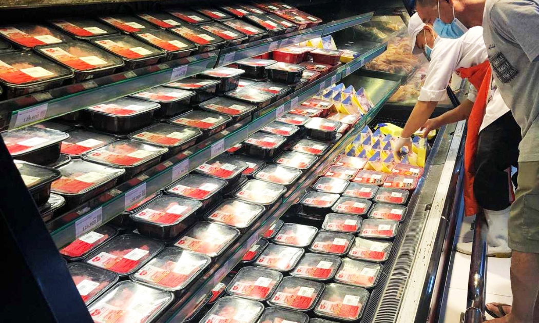 Thịt được đóng gói bằng công nghệ Oxy-Fresh 9 nhằm đảm bảo vệ sinh và lưu giữ tối đa chất dinh dưỡng.