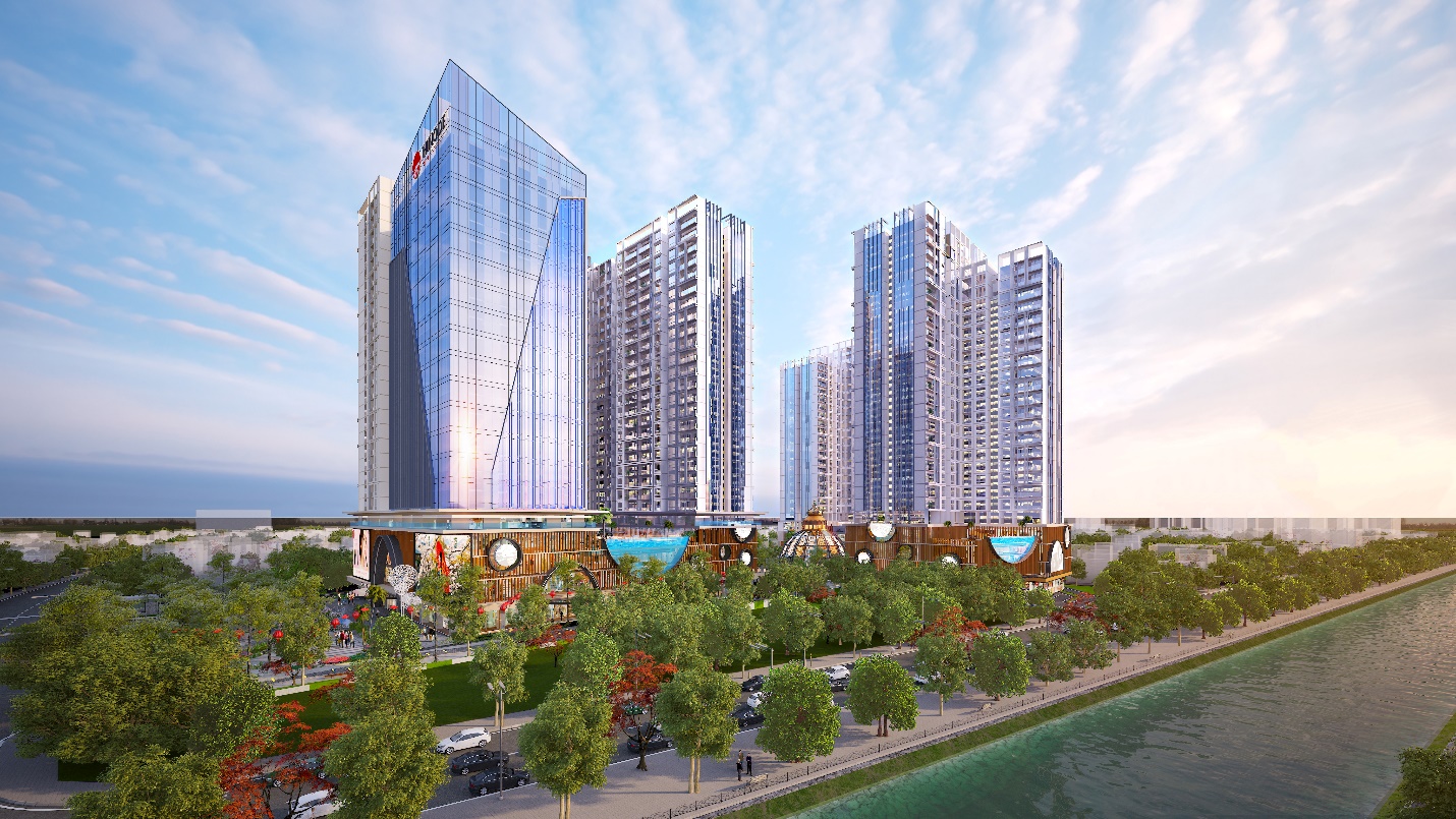 Sachi Prime thuộc tòa Sachi của dự án Hindone City sở hữu không gian sống xanh và nghỉ dưỡng tại gia ngay trung tâm Thủ đô.