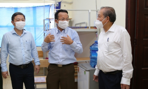 Phó Thủ tướng Thường trực kiểm tra công tác chống dịch tại Tp.HCM ngày đầu giãn cách