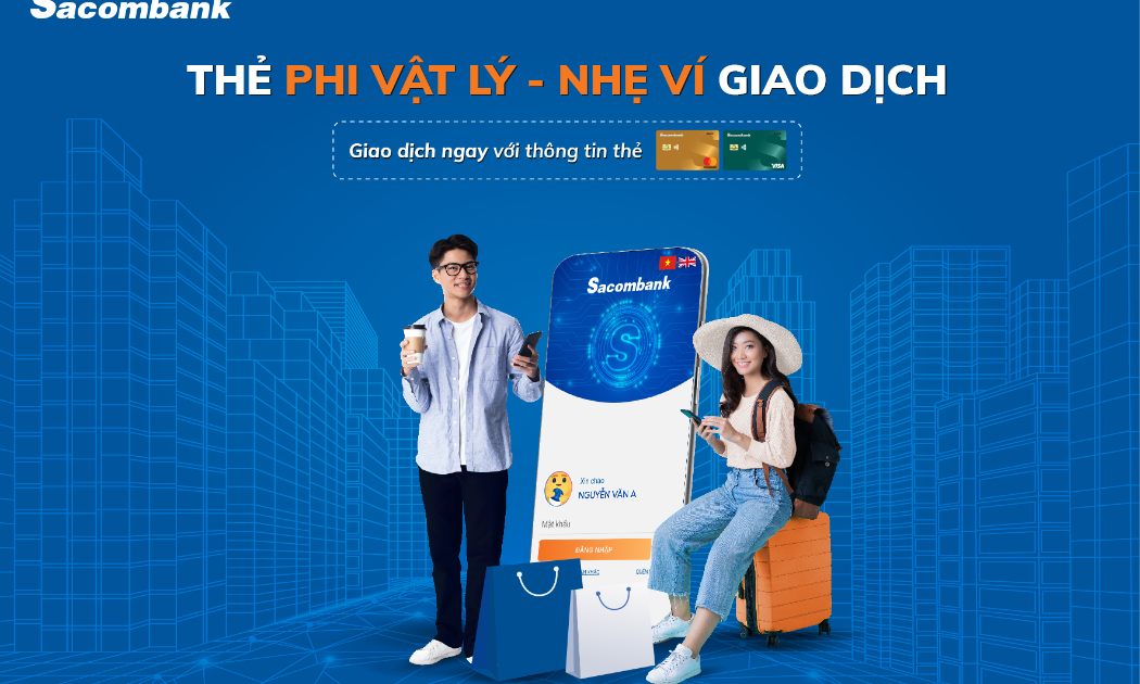 Khi mở mới thẻ thanh toán quốc tế Sacombank Visa và Sacombank Mastercard, khách hàng sẽ được miễn phí thường niên năm đầu tiên, miễn phí rút tiền mặt tại ATM Sacombank.