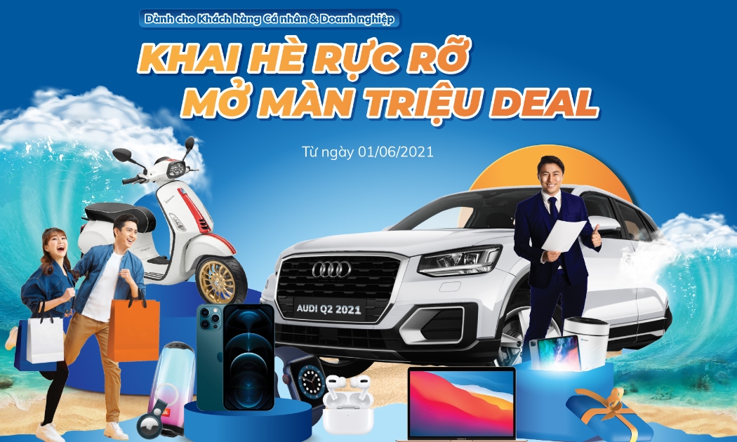 Chiến dịch kéo dài đến hết ngày 31/8/2021 nhằm tri ân khách hàng và chào mừng kỷ niệm 30 năm thành lập Ngân hàng (21/12/1991 - 21/12/2021).