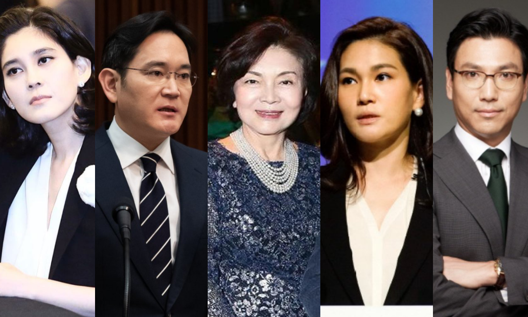 5 người thừa kế của đế chế Samsung - Ảnh: Getty Images/Bloomberg/Yonhap