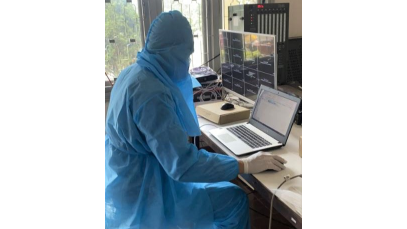 Triển khi lắp đặt và kết nối camera giám sát tại các khu cách ly 