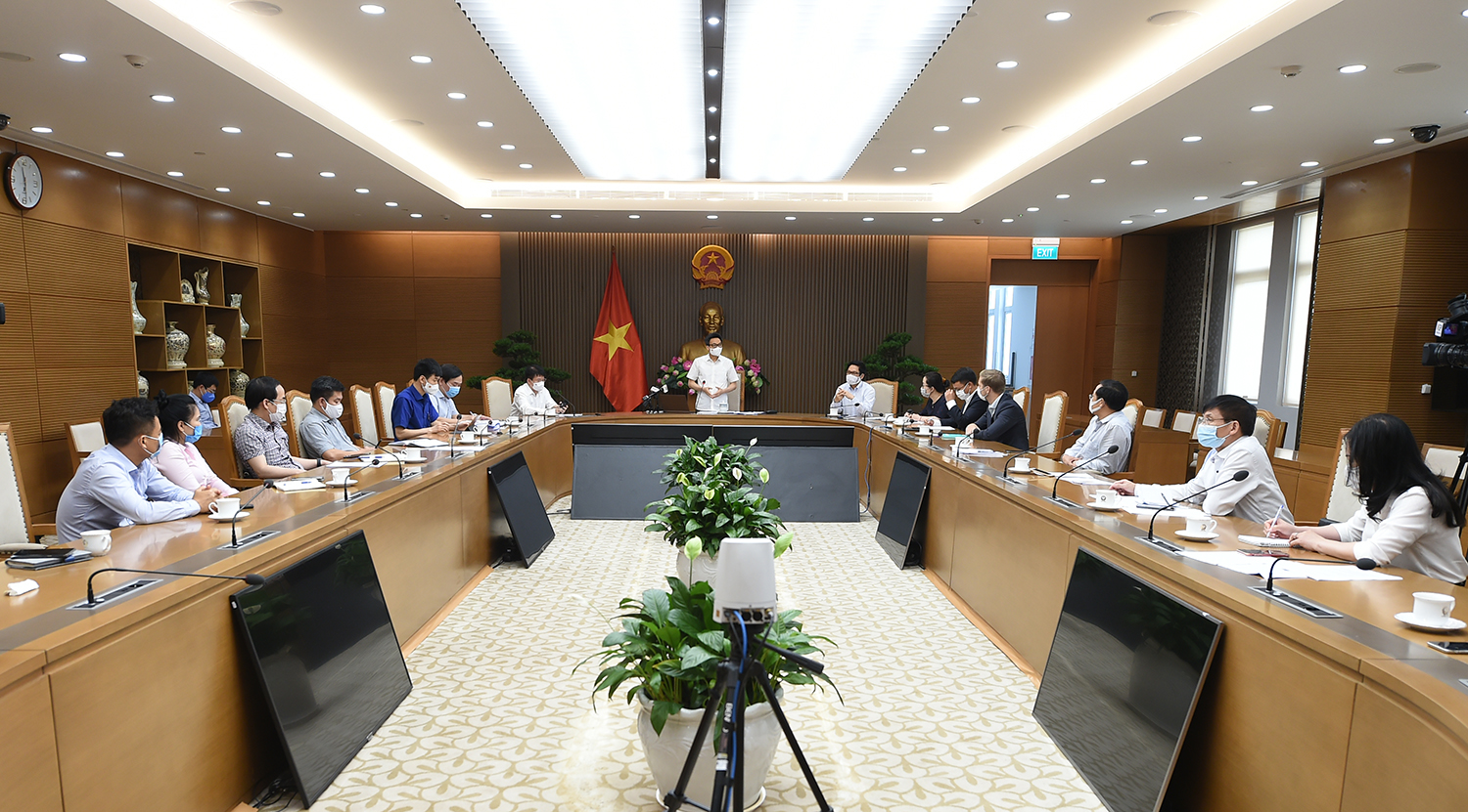 To&agrave;n cảnh cuộc họp. Ảnh - VGP.&nbsp;