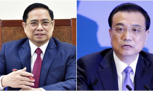 Thủ tướng Phạm Minh Chính điện đàm với Thủ tướng Trung Quốc Lý Khắc Cường