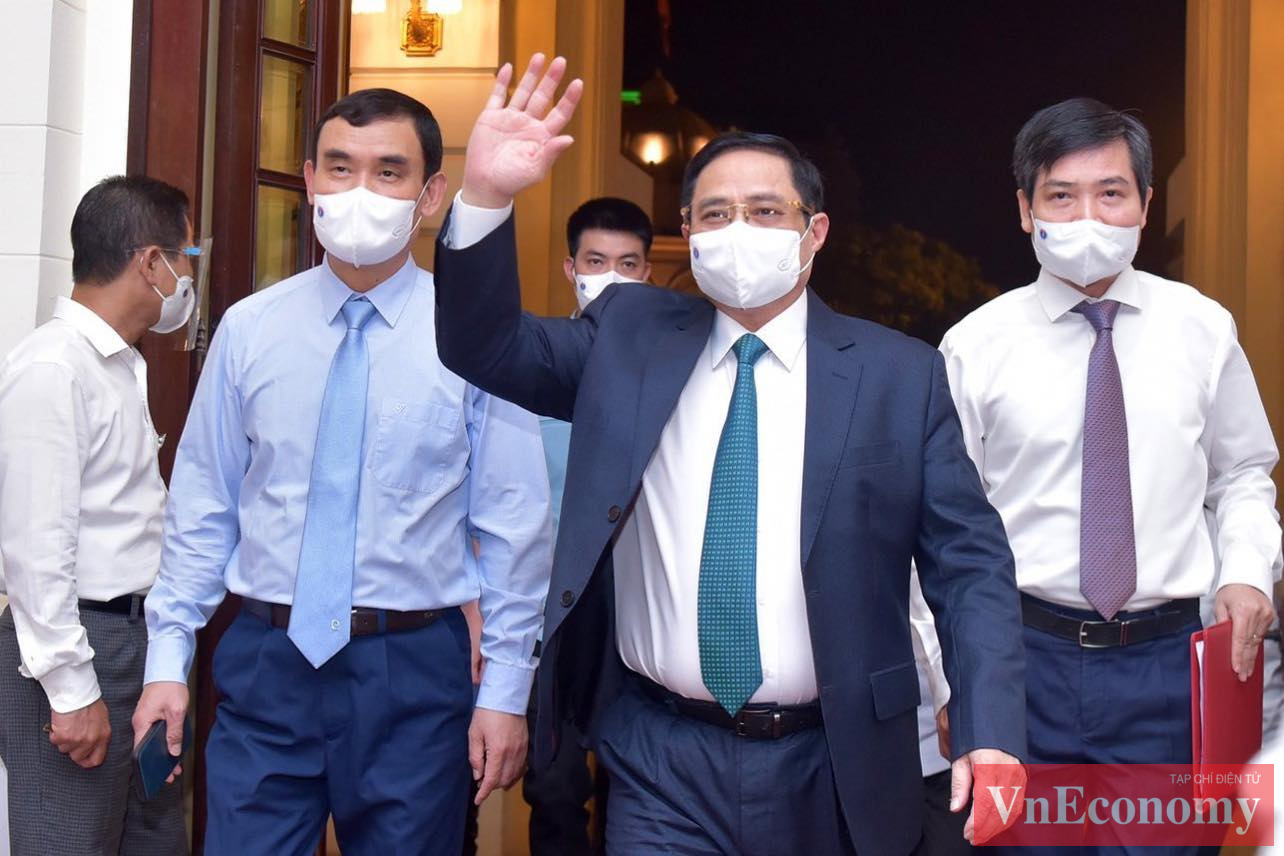 Đồng ch&iacute; Phạm Minh Ch&iacute;nh, Ủy vi&ecirc;n Bộ Ch&iacute;nh trị, Thủ tướng Ch&iacute;nh phủ Nước CHXHCN Việt Nam đến dự buổi lễ.&nbsp;