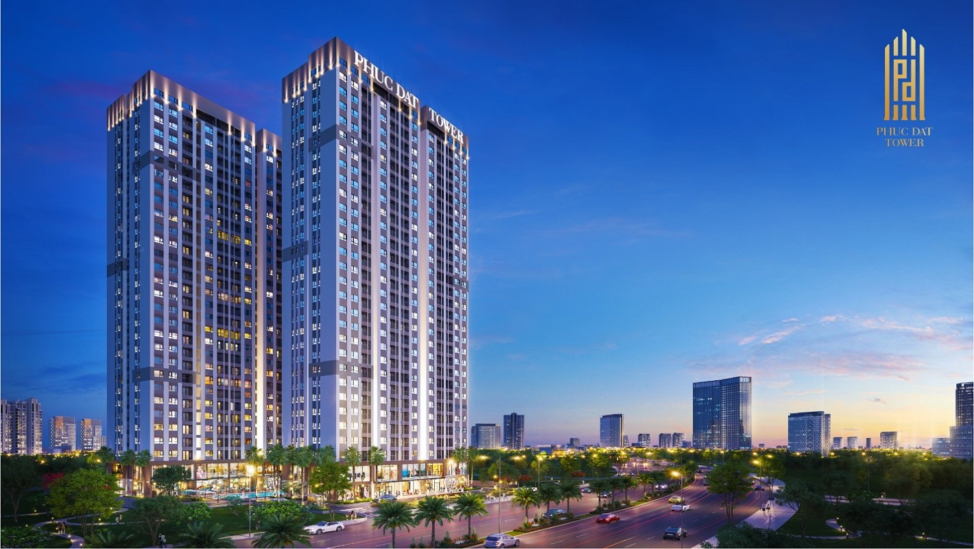 Phối cảnh dự án Phúc Đạt Tower.