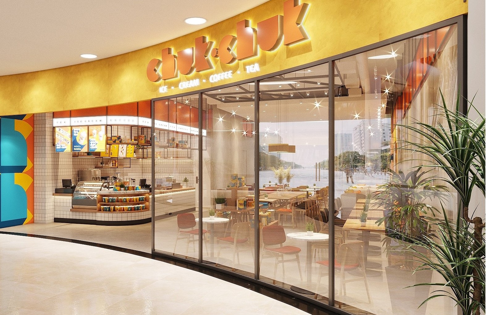 Cửa hàng Chuk Chuk được phát triển ttheo chuỗi nhượng quyền thương hiệu theo chuẩn quốc tế với 1.000 cửa hàng đến 2025.