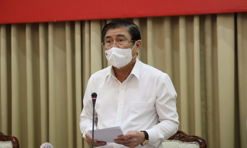Chủ tịch Ủy ban nhân dân TP.HCM đánh giá các chuỗi lây nhiễm  tại thành phố đã từng bước được khống chế.