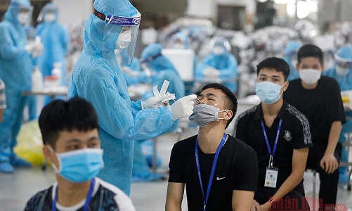 Bắc Ninh: Người lao động xét nghiệm âm tính trong 72 giờ được đi làm lại