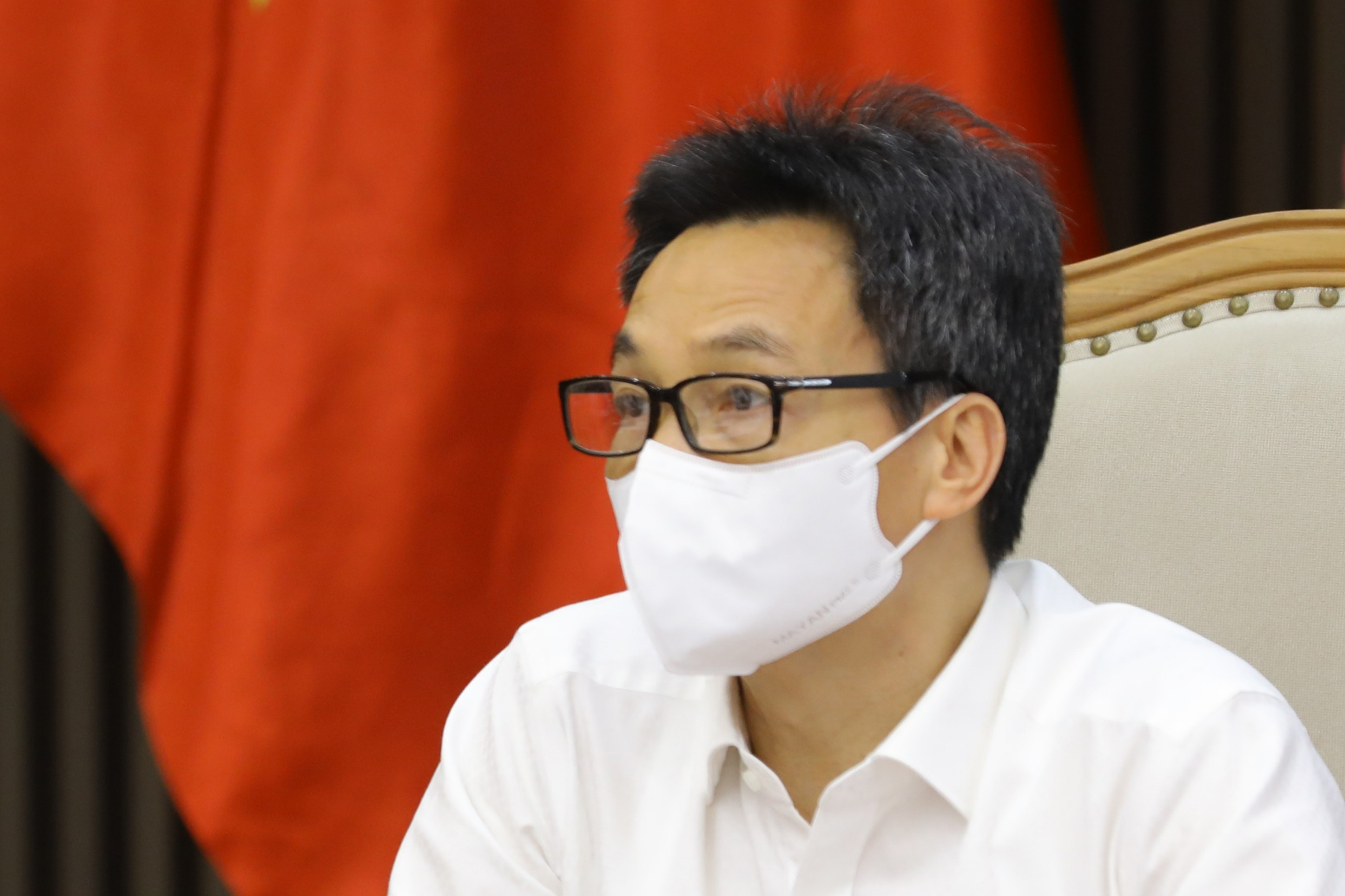 Phó Thủ tướng Vũ Đức Đam chủ trì cuộc hop. Ảnh - VGP/Đình Nam. 