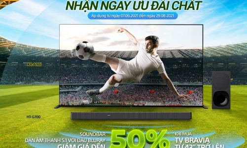 Tivi cao cấp ồ ạt giảm giá kích cầu mùa Euro 2021