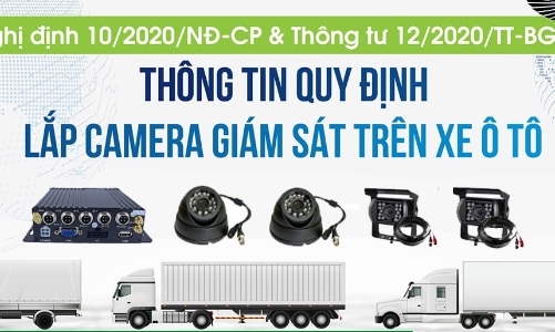 Lùi thời hạn xử phạt xe ô tô kinh doanh vận tải chưa lắp đặt camera