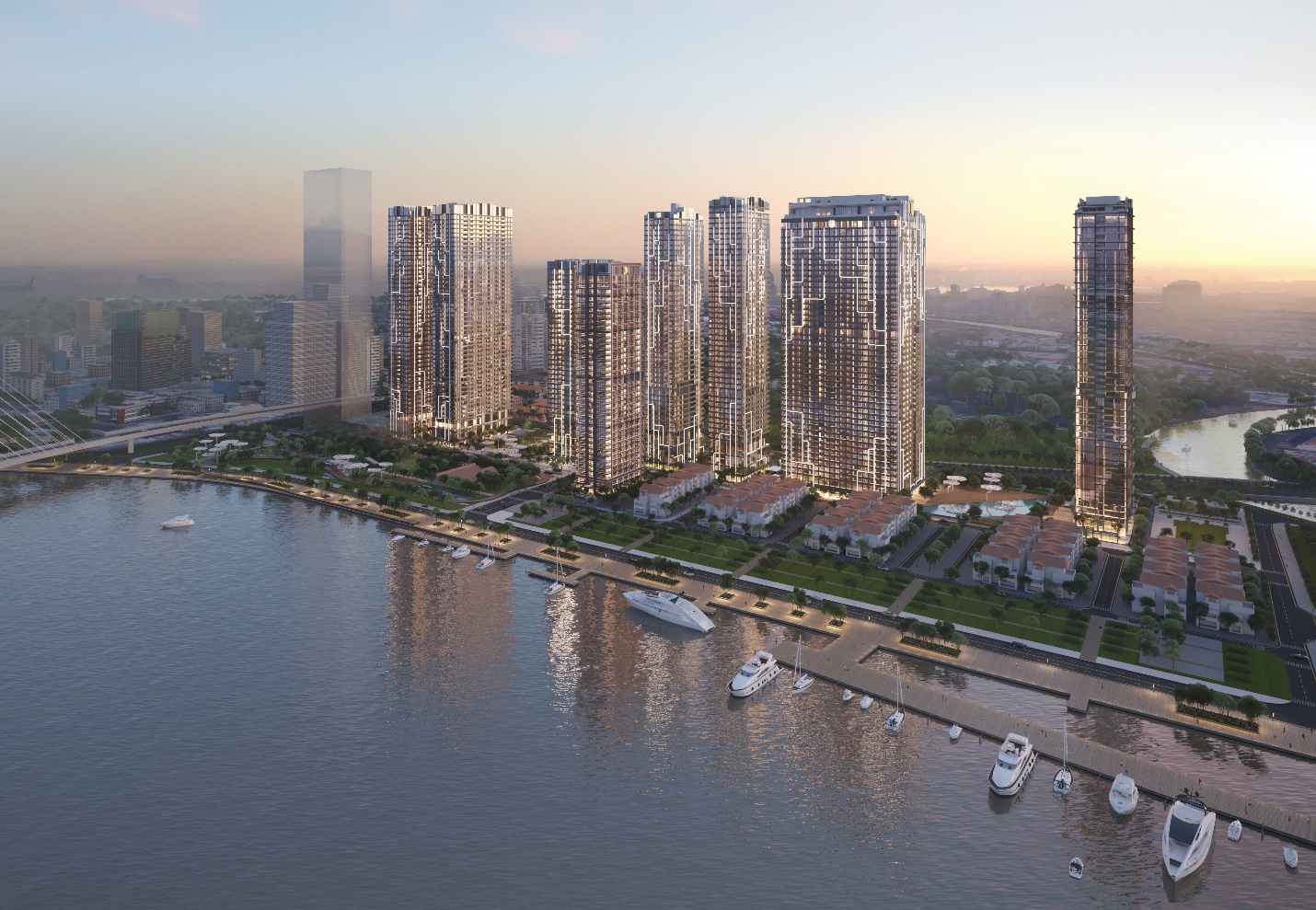  Toàn cảnh quy hoạch tổng thể dự án Grand Marina Saigon.