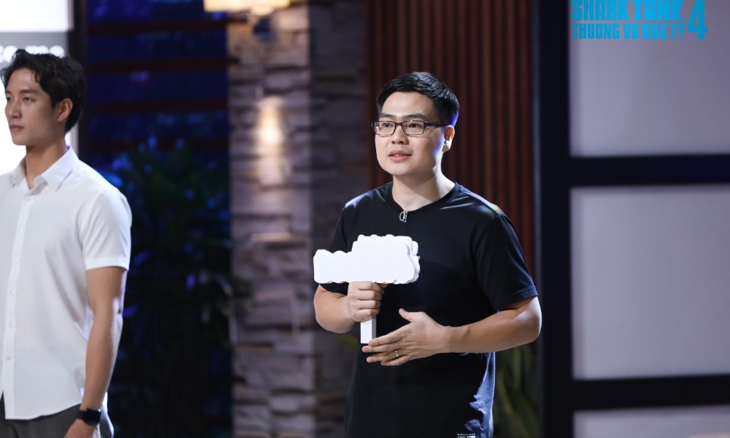 Sáng lập và CEO Coolmate Phạm Chí Nhu tại Shark Tank Việt Nam