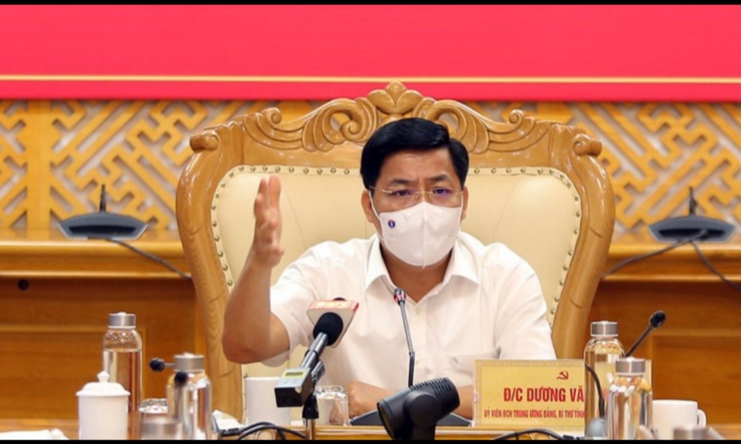 Bí thư Tỉnh ủy Bắc Giang Dương Văn Thái.