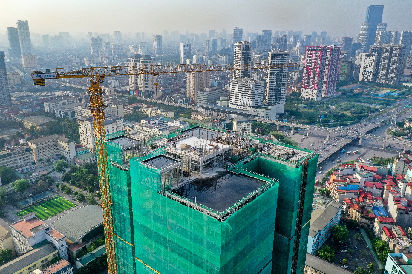 Dự án The Nine hoàn thành cất nóc đầu tháng 5/2021, bàn giao nhà tháng 2/2022.