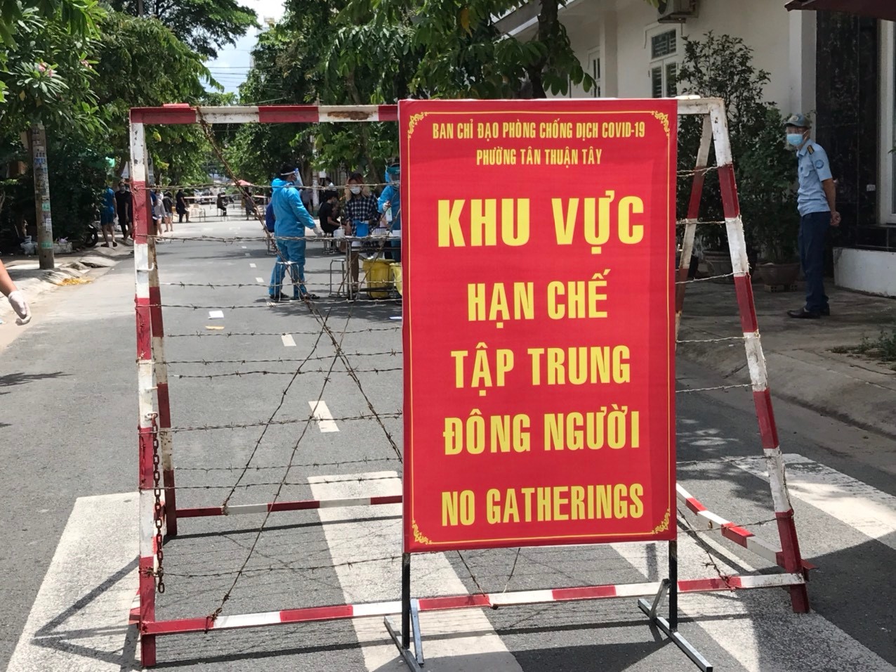 Một phần ấp Hậu Lân và thị trấn Hóc Môn sẽ bị phong tỏa trong vòng 14 ngày kể từ 0h ngày 25/6.