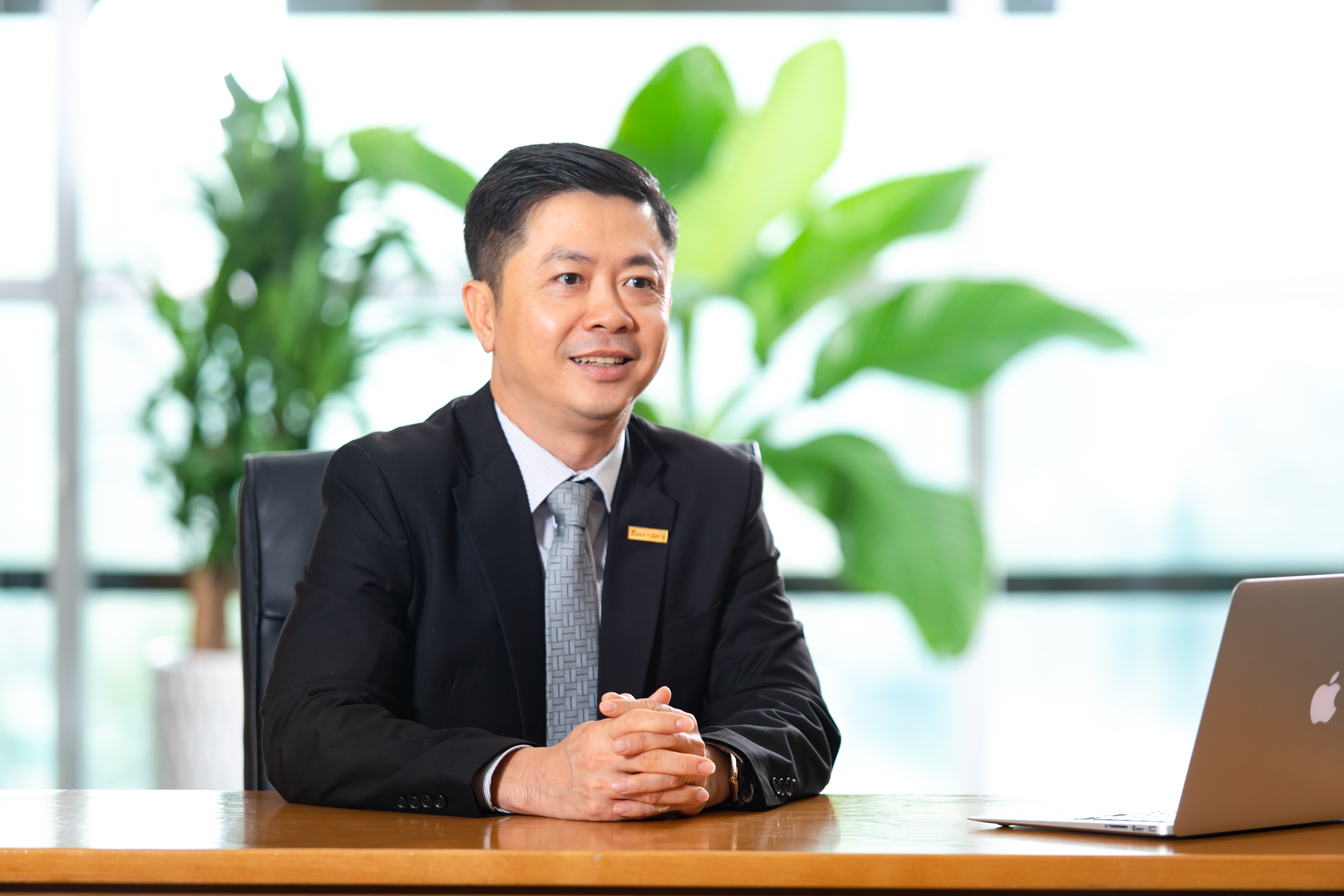 Ông Nguyễn Minh Tâm, Phó Tổng giám đốc Sacombank.