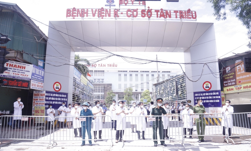 Bệnh viện K cơ sở Tân Triều kết thúc thời gian cách ly y tế.