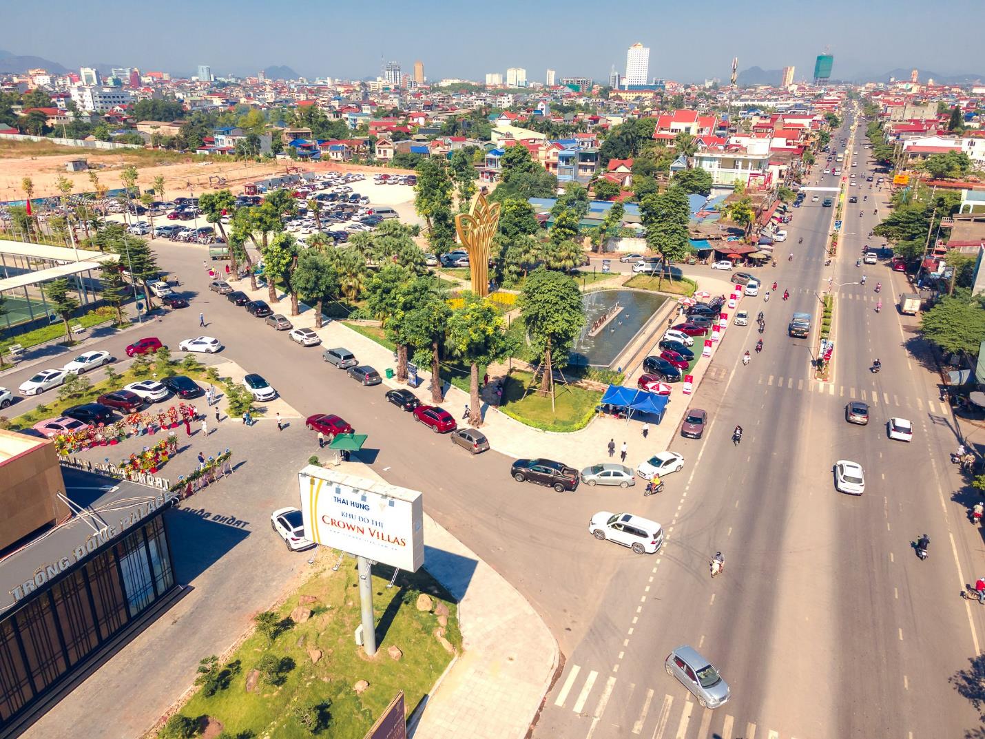 Diện mạo đô thị Thái Nguyên ngày càng khang trang hơn với việc thu hút làn sóng đầu tư mạnh mẽ.