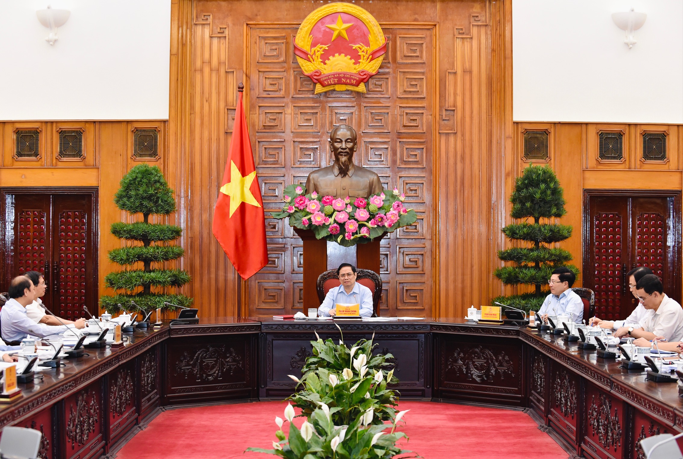 Thủ tướng Phạm Minh Chính tại buổi làm việc với Bộ Ngoại giao - Ảnh: VGP