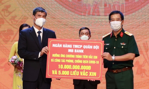 MB góp thêm 10 tỷ đồng cùng Hà Nội chiến thắng Covid-19