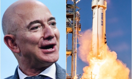 Tỷ phú Jeff Bezos là người sáng lập công ty Blue Origin - Ảnh: BI