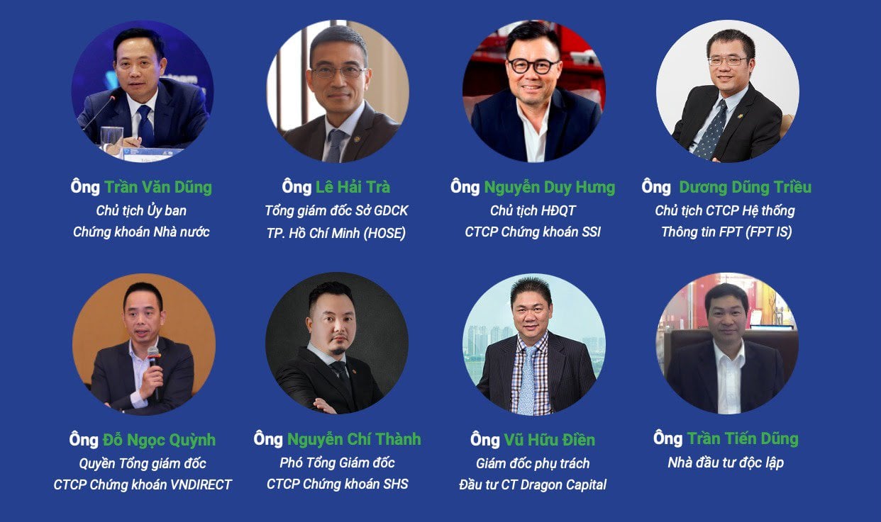 Các  diễn  giả  tham  gia  toạ đàm “Nghẽn lệnh tại HOSE: Thực trạng và Giải pháp”.