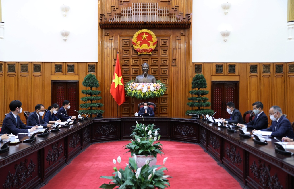 Toàn cảnh buổi tiếp - Ảnh: TTXVN