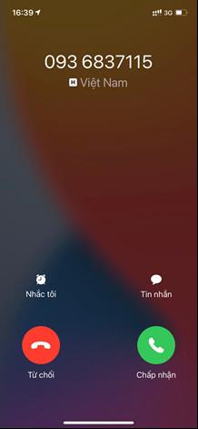 Cuộc gọi từ tổng đài RobotCall.