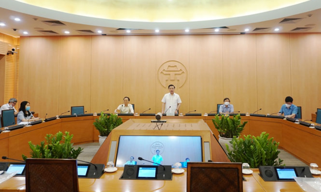 Phó Chủ tịch UBND TP. Hà Nội Chử Xuân Dũng phát biểu tại Hội nghị.
