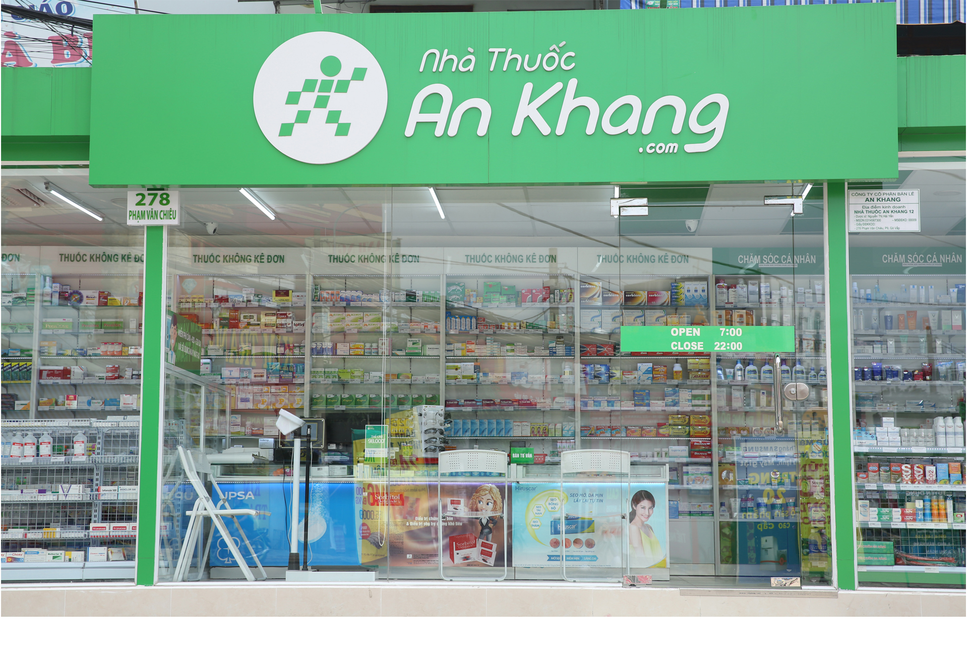 Cũng tính đến cuối tháng 5, An Khang chính thức vượt mốc 100 nhà thuốc hoạt động tại 20 tỉnh thành.