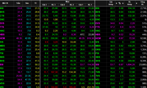 “Tiệc” cổ phiếu chứng khoán