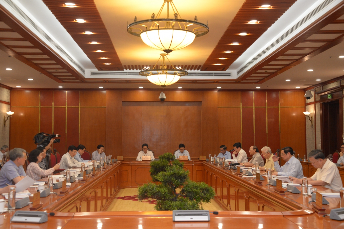 To&agrave;n cảnh cuộc họp - Ảnh: VGP