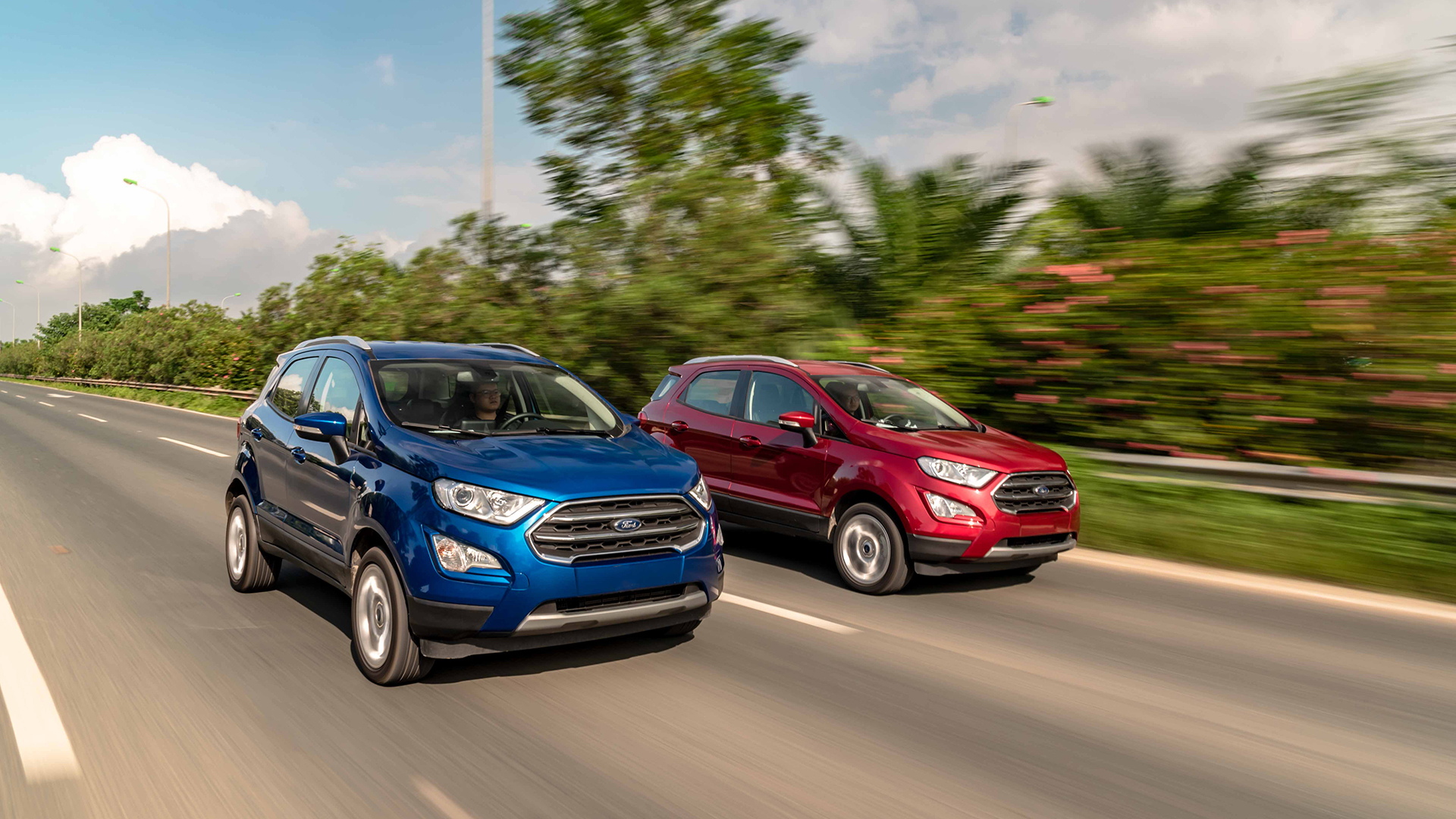 Mẫu xe gầm cao đô thị Ford EcoSport đời 2020 tại Việt Nam.