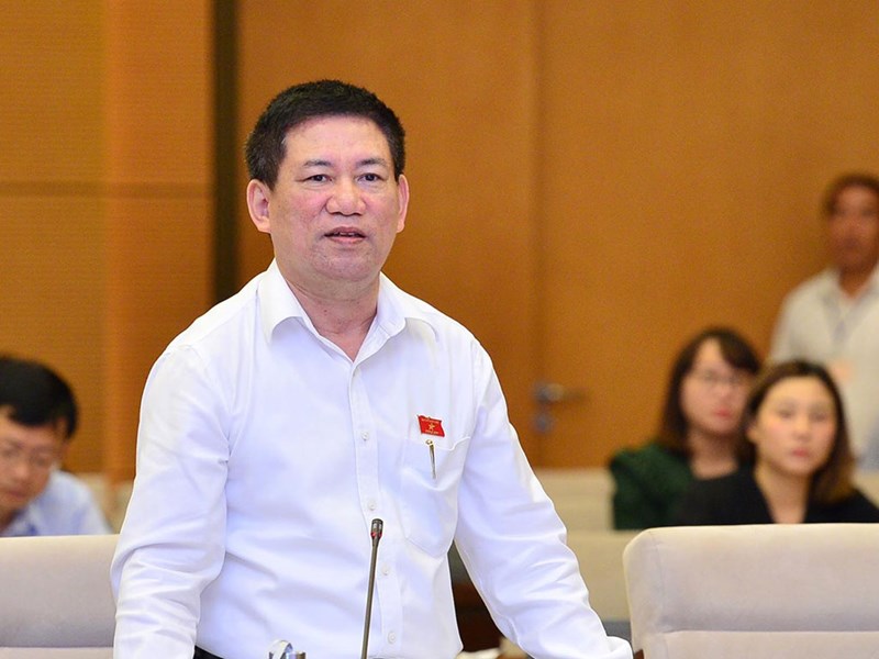 Bộ trưởng Tài Chính Hồ Đức Phớc - Ảnh: Quochoi.vn