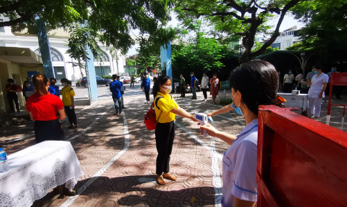 Hà Nội diễn tập phòng, chống dịch Covid-19 cho kỳ thi tốt nghiệp THPT