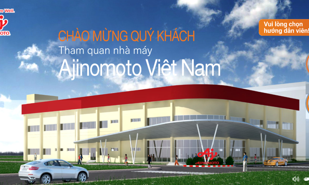 Nền tảng “Tham quan nhà máy từ xa” cho phép người tiêu dùng cả nước tham quan nhà máy Ajinomoto trực tuyến.