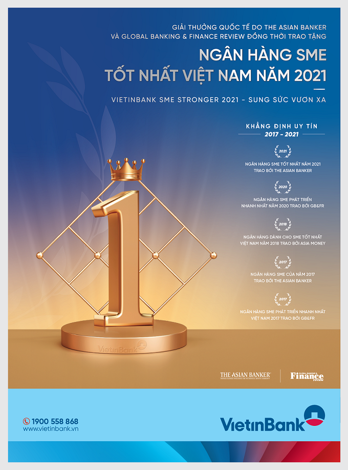 Kết thúc năm 2020, VietinBank đạt được kết quả ấn tượng đối với phân khúc khách hàng doanh nghiệp SME cả về nguồn vốn và dư nợ.
